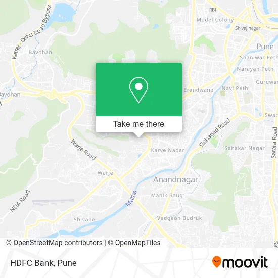 HDFC Bank map