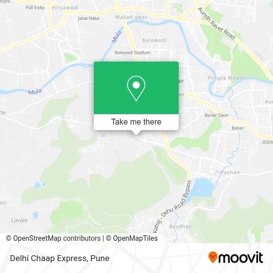 Delhi Chaap Express map