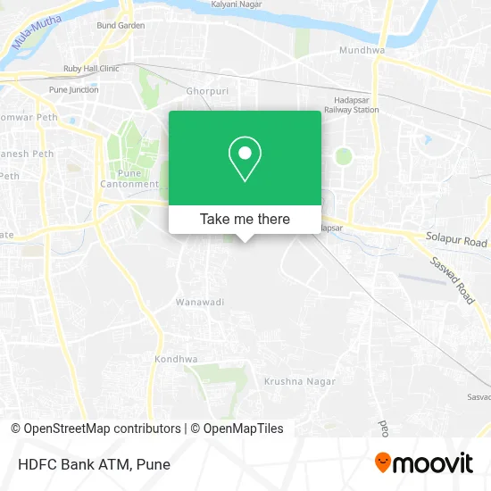 HDFC Bank Atm map