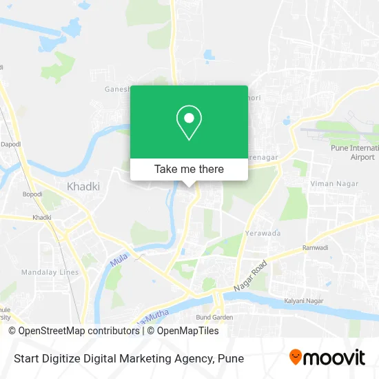Start Digitize Digital Marketing Agency map