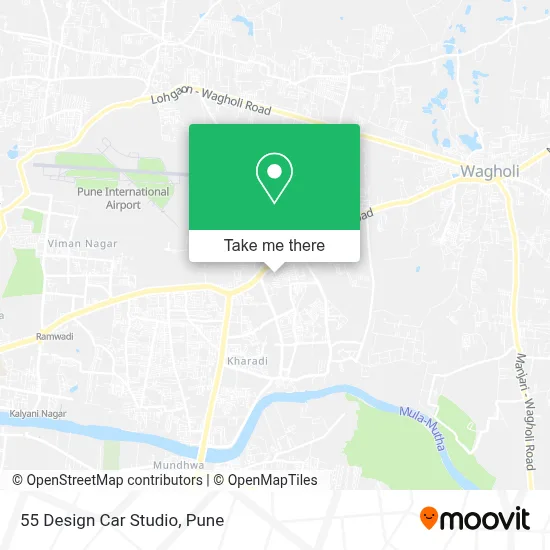 55 Design Car Studio map
