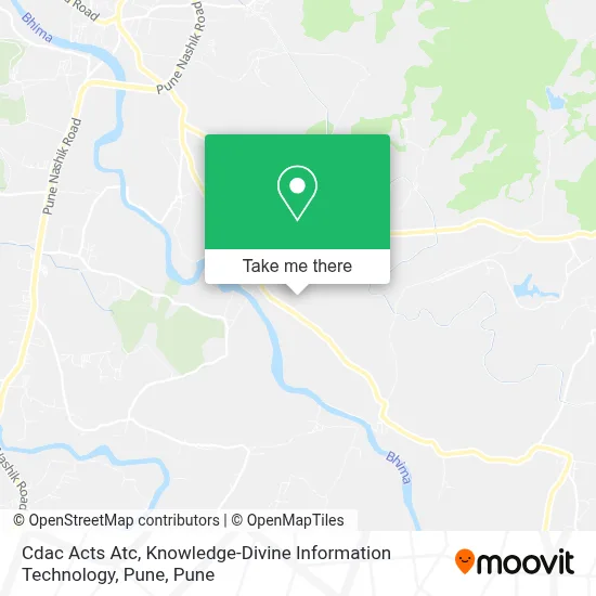 Cdac Acts Atc, Knowledge-Divine Information Technology, Pune map