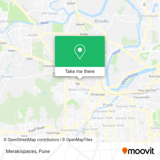 Merakispaces map