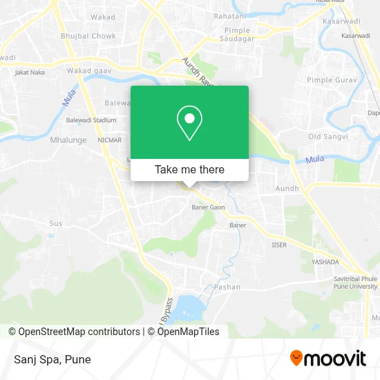 Sanj Spa map