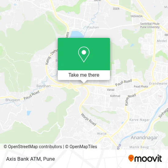 Axis Bank Atm map