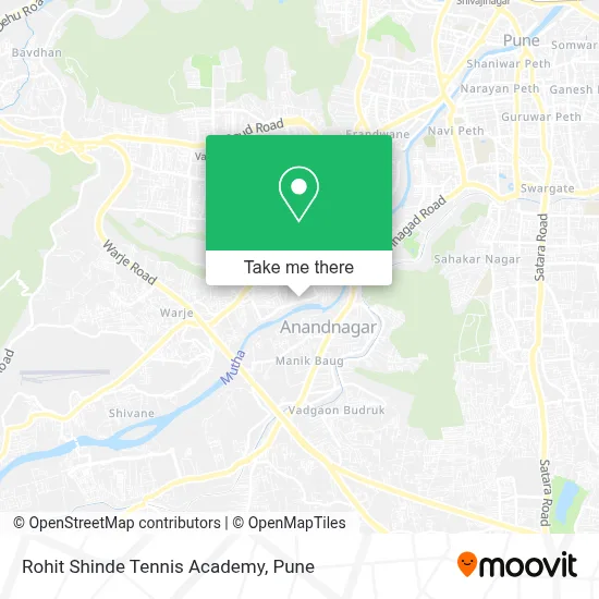 Rohit Shinde Tennis Academy map