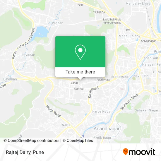 Rajtej Dairy map