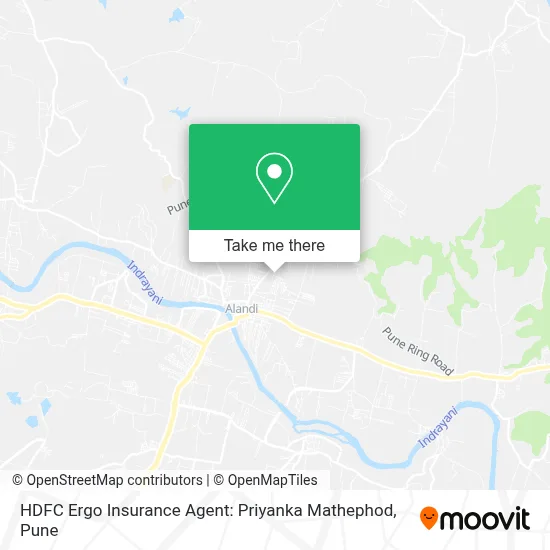HDFC Ergo Insurance Agent: Priyanka Mathephod map
