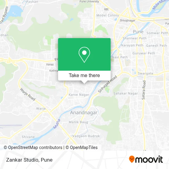 Zankar Studio map