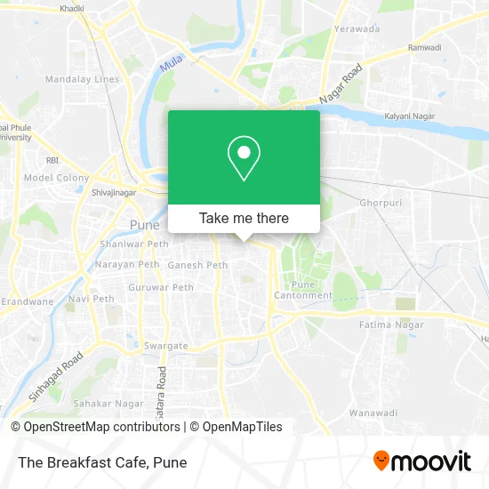 The Breakfast Cafe map