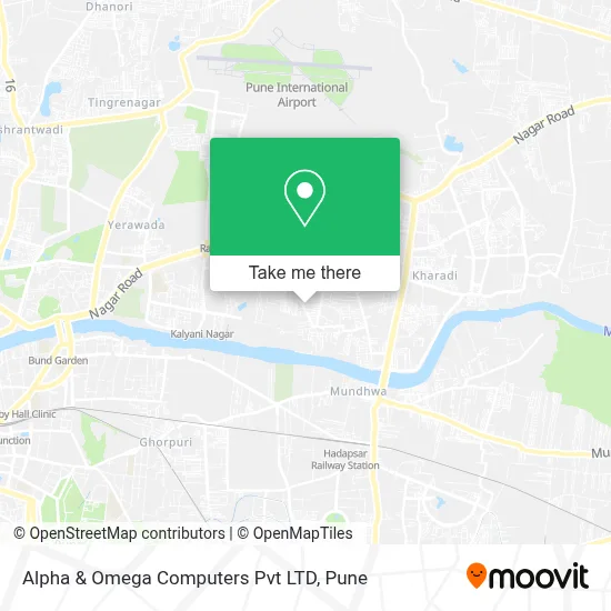 Alpha & Omega Computers Pvt LTD map