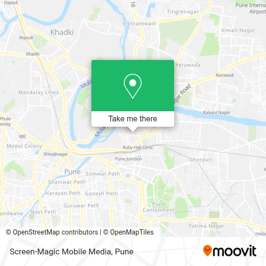 Screen-Magic Mobile Media map