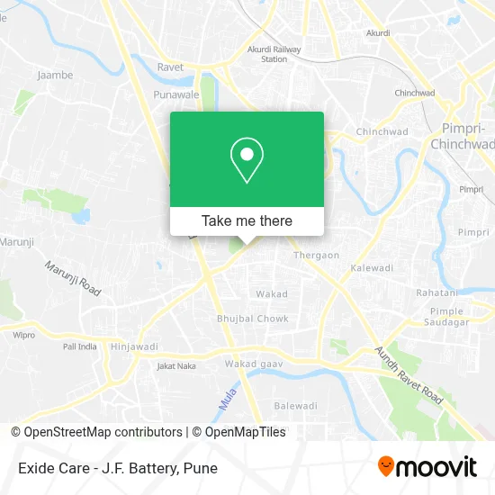 Exide Care - J.F. Battery map