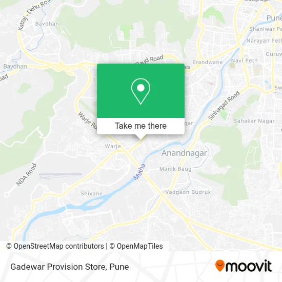 Gadewar Provision Store map