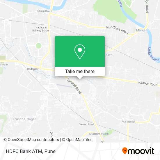 HDFC Bank Atm map