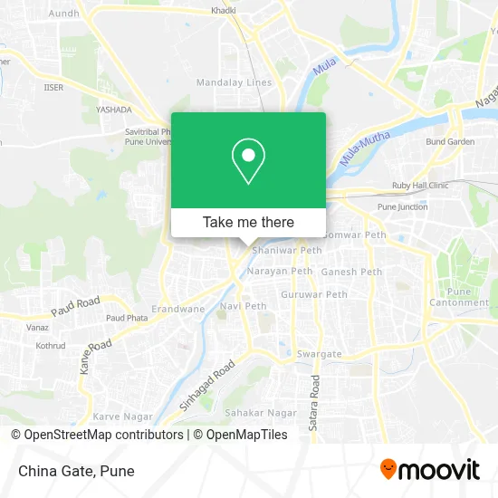 China Gate map