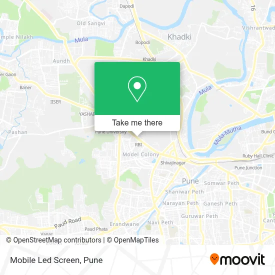 Mobile Led Screen map