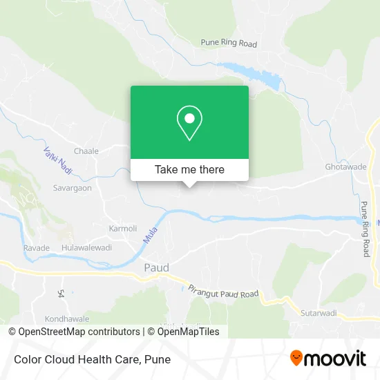 Color Cloud Health Care map