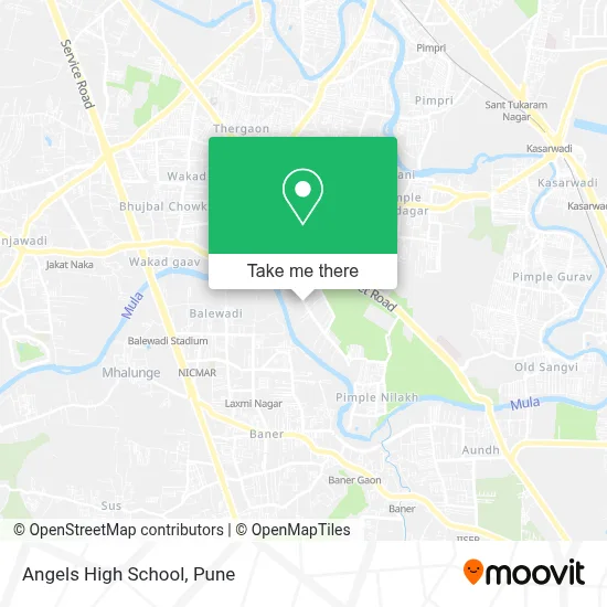 Angels High School map