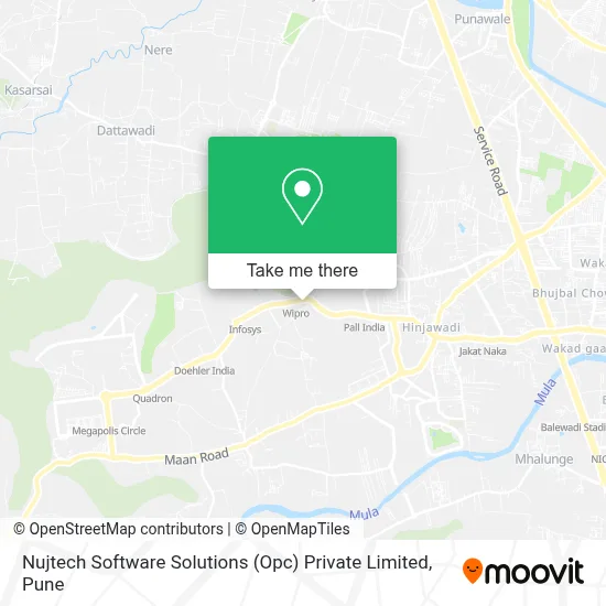 Nujtech Software Solutions (Opc) Private Limited map