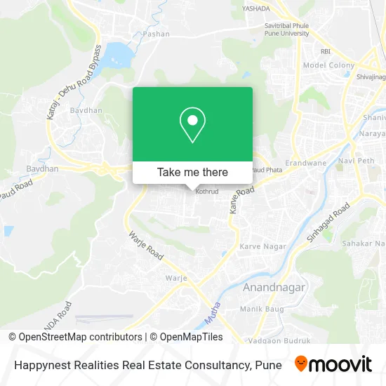 Happynest Realities Real Estate Consultancy map