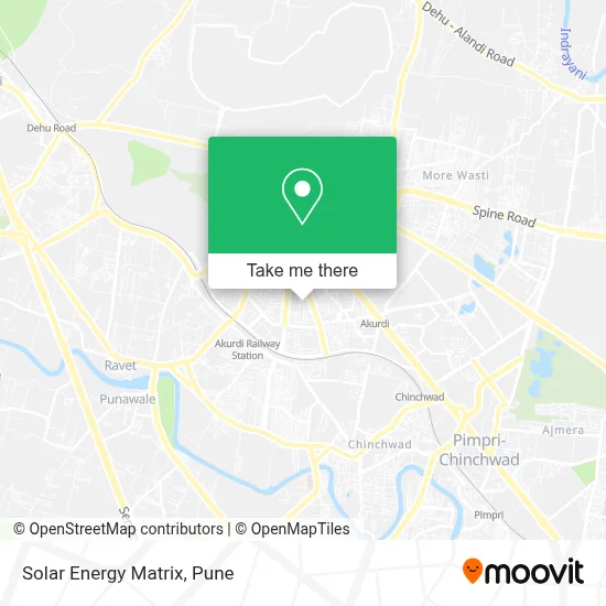 Solar Energy Matrix map