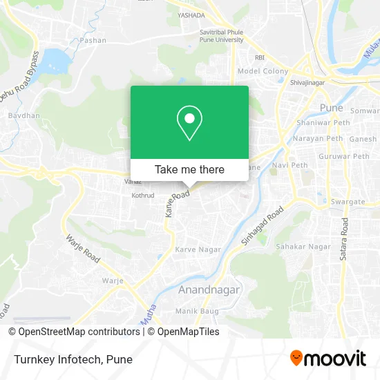 Turnkey Infotech map
