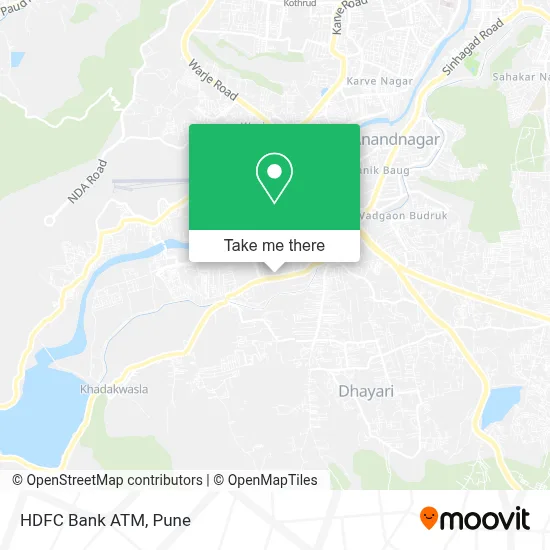 HDFC Bank Atm map