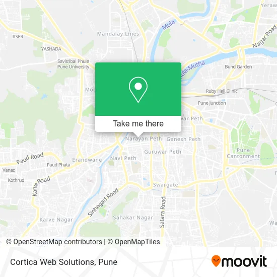 Cortica Web Solutions map