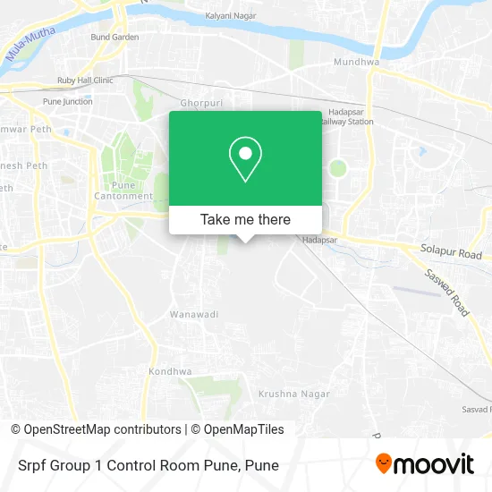 Srpf Group 1 Control Room Pune map