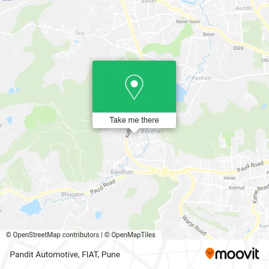 Pandit Automotive, FIAT map