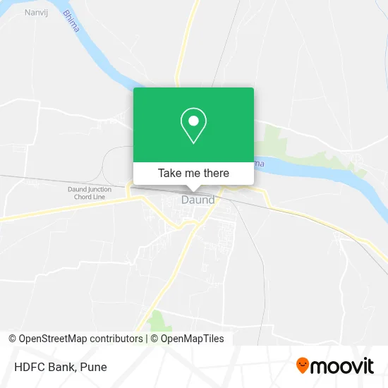 HDFC Bank map