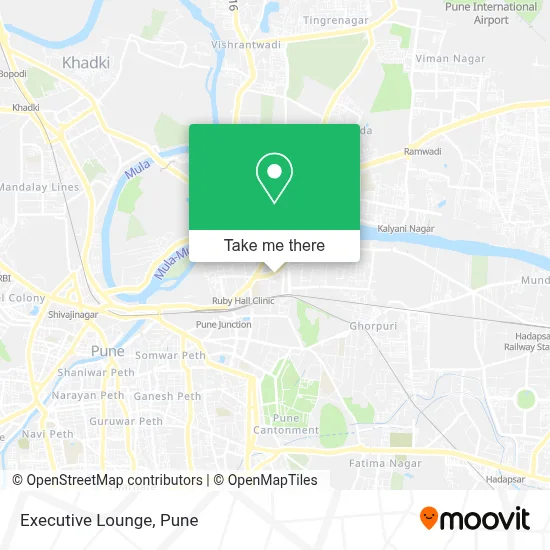 Executive Lounge map