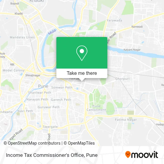Income Tax Commissioner's Office map