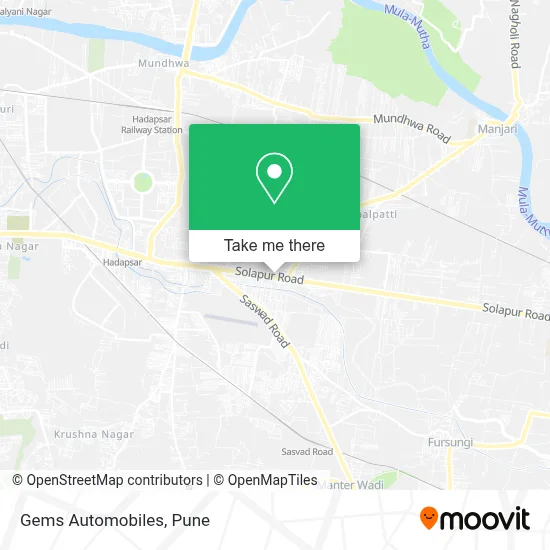 Gems Automobiles map