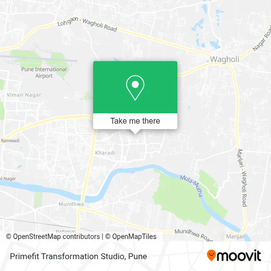 Primefit Transformation Studio map