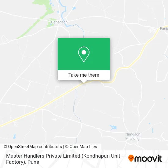Master Handlers Private Limited (Kondhapuri Unit - Factory) map
