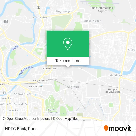 HDFC Bank map