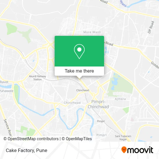 Cake Factory map