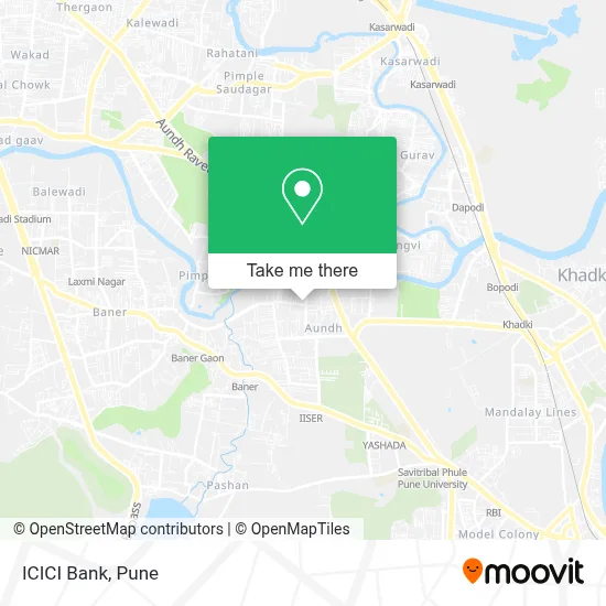 ICICI Bank map
