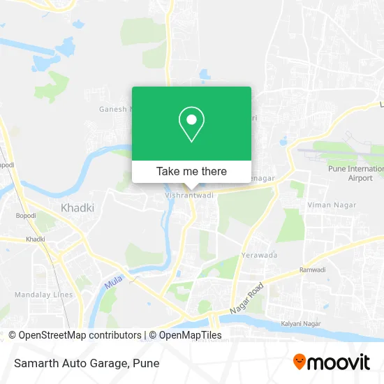 Samarth Auto Garage map