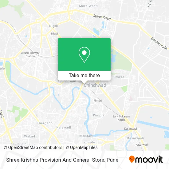 Shree Krishna Provision And General Store map