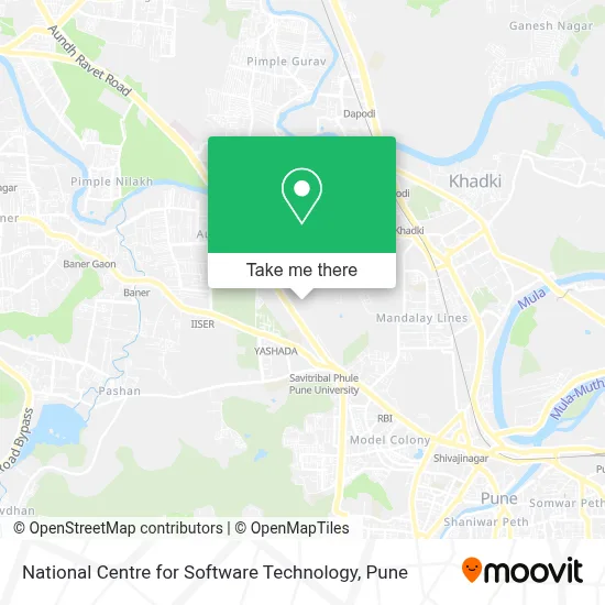 National Centre For Software Technology map