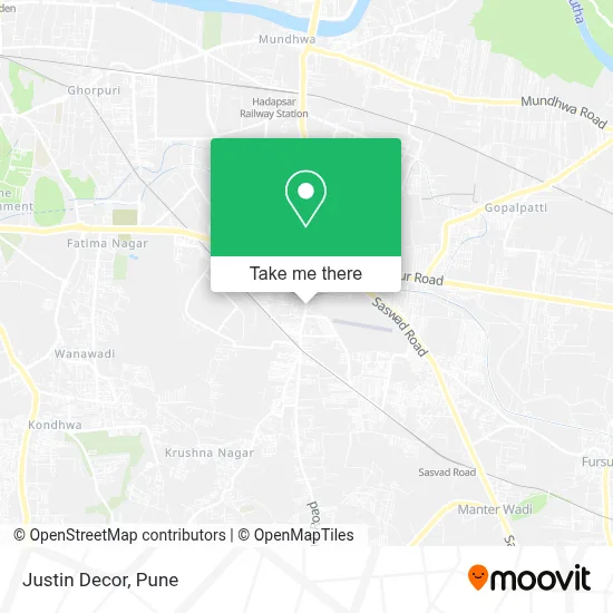 Justin Decor map