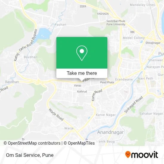 Om Sai Service map