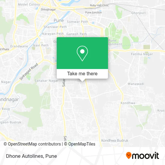 Dhone Autolines map