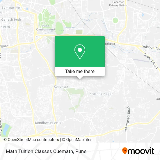 Math Tuition Classes Cuemath map