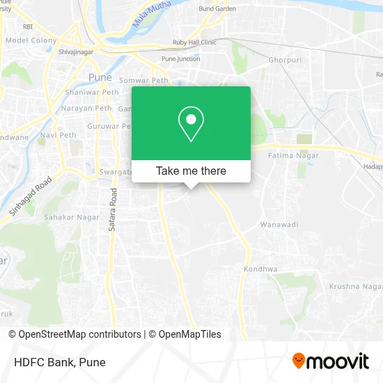 HDFC Bank map