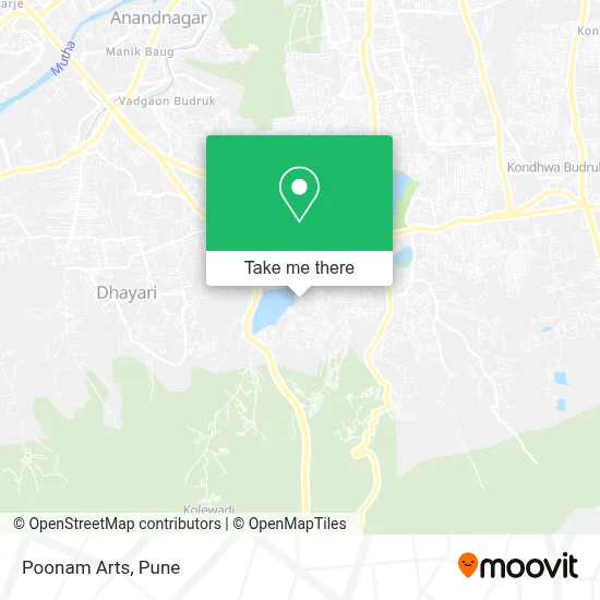 Poonam Arts map