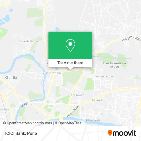 ICICI Bank map